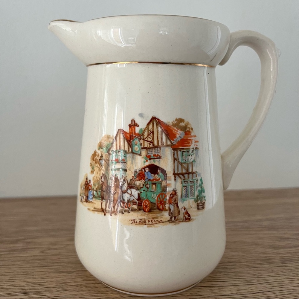 Falcon Ware Cream Pitcher Antique Circa 1930